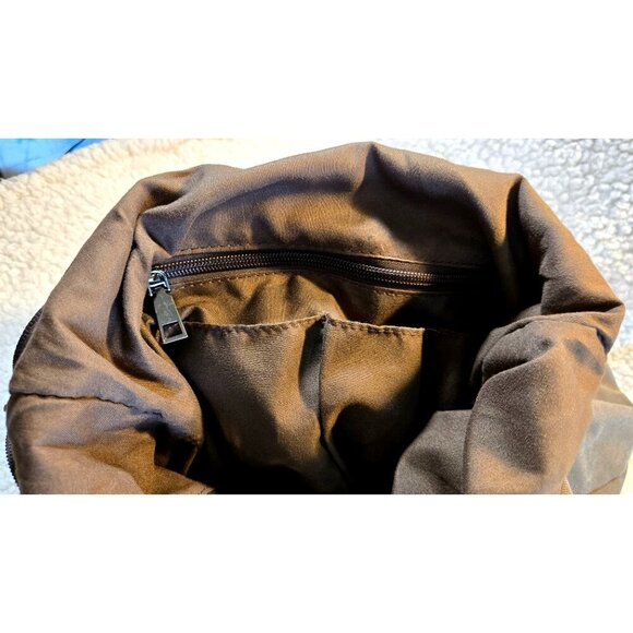 MyHozee Gray Canvas Interchangeable Shoulder Bag To Backpack w/Adjustable Strap - Picture 15 of 16